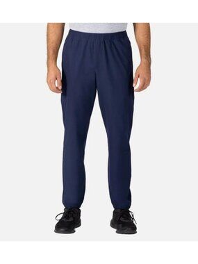 NWT Soybu Performance Jogger Men's S Blue Water-Resistant Stretch Active Pants